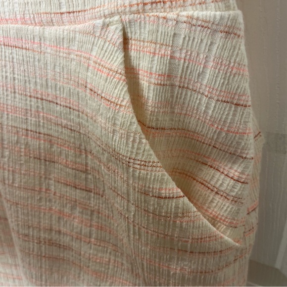 Loft Sleeveless Textured Dress in Ivory size 10 - Picture 4 of 10